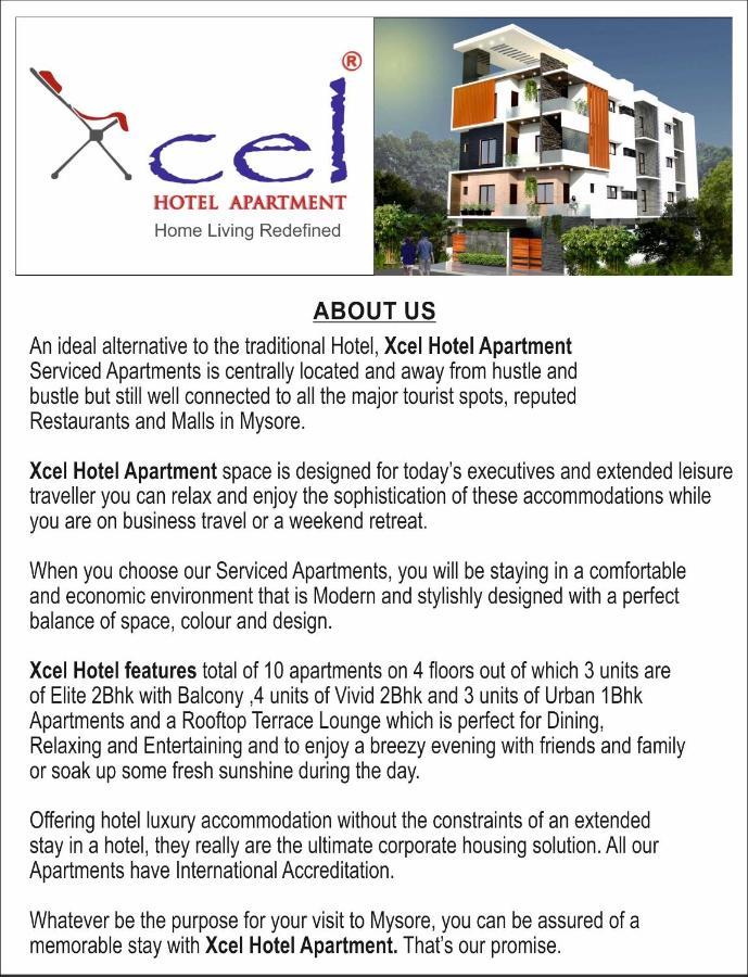 Xcel Luxury Hotel Apartments-Home Living Redefined Майсуру Екстер'єр фото